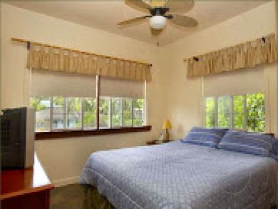 Master bedroom with king bed
